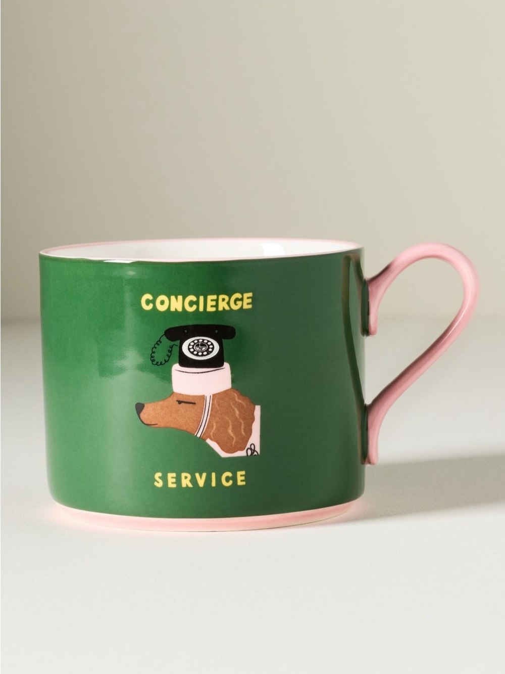 NIB Anthropologie Nephthys Foster Concierge Dog Mug